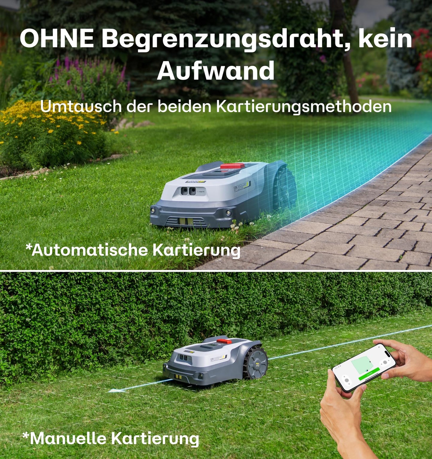 RoboUP T600 Mähroboter 800 m² – Weitere Produktansicht