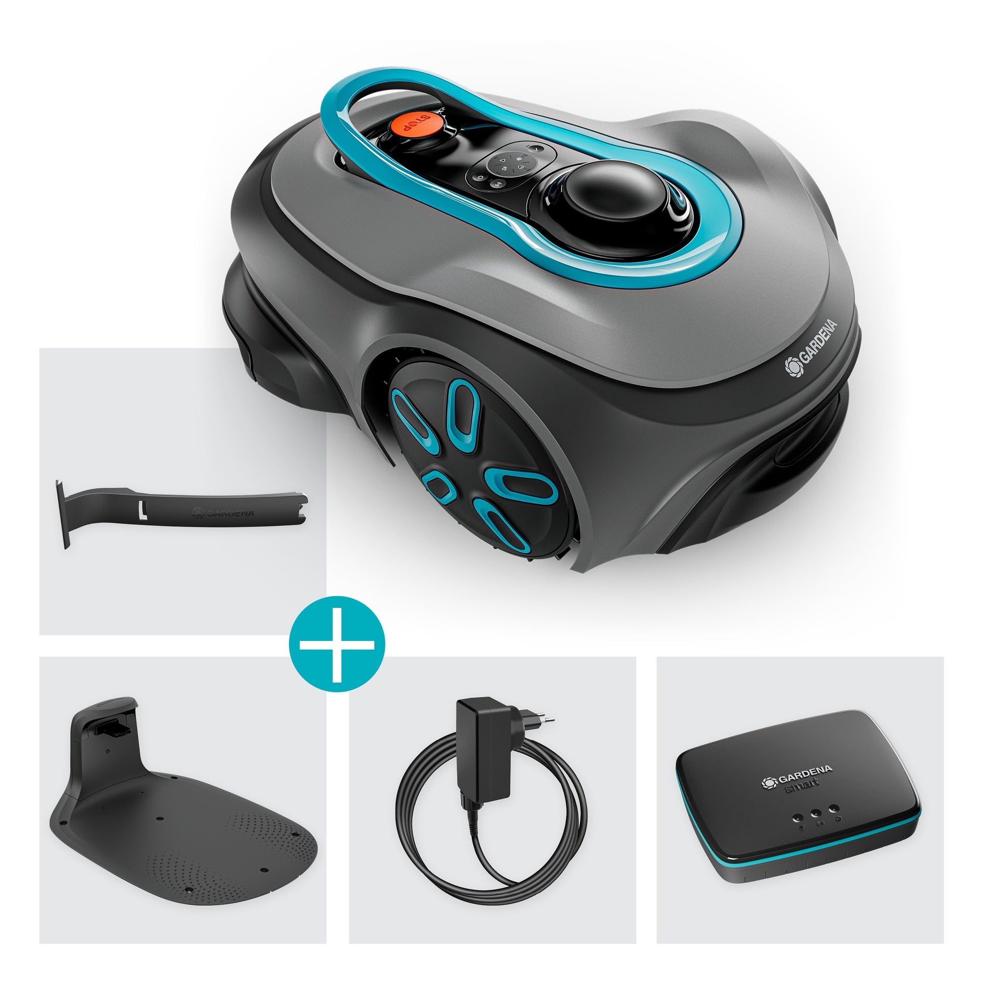 Gardena smart SILENO Free Mähroboter 1200 m² – Zubehör und Lieferumfang